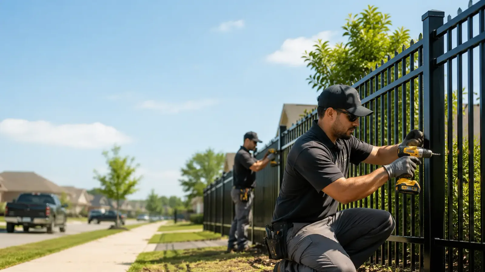 Metal Fence Installation in Marysville, IN